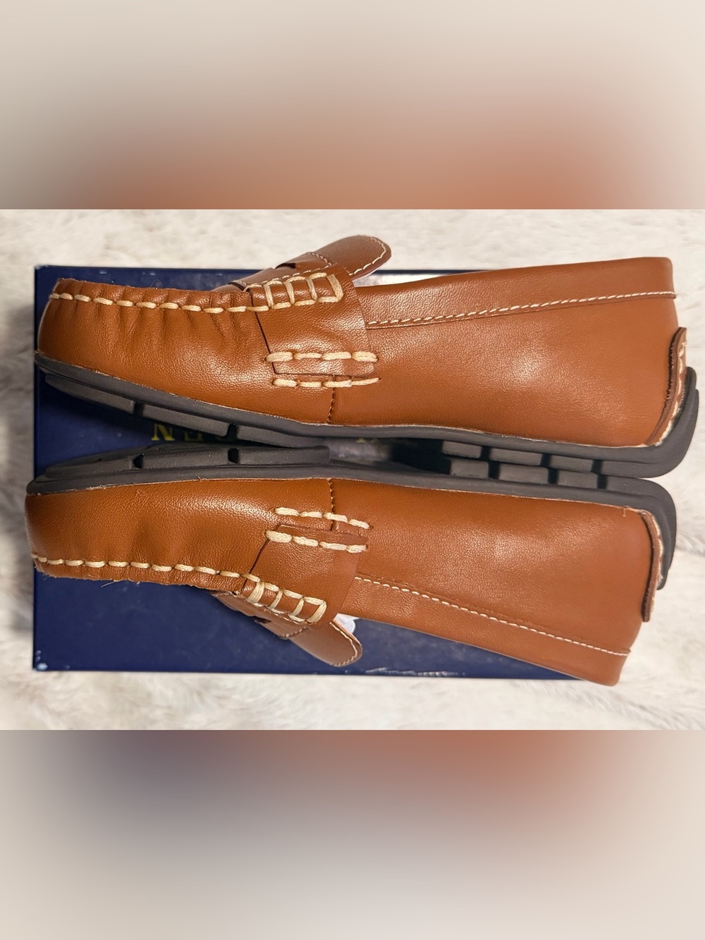 Polo Ralph Lauren Telly Leather Penny Loafer - Picture 2 of 7
